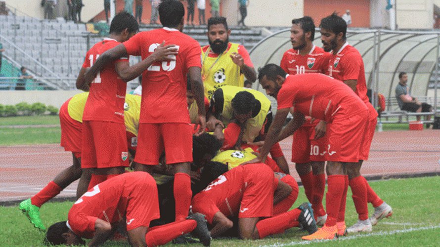 माल्दिभ्सले जित्यो साफ च्याम्पियनसिपको उपाधि, भारतलाई २-१ ले हरायो