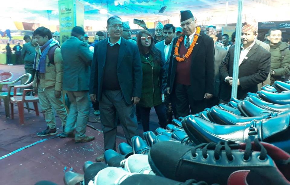 दोश्रो राष्ट्रिय जुत्ता–चप्पल औधोगिक प्रर्दशनी भृकुटीमण्डपमा सुरु
