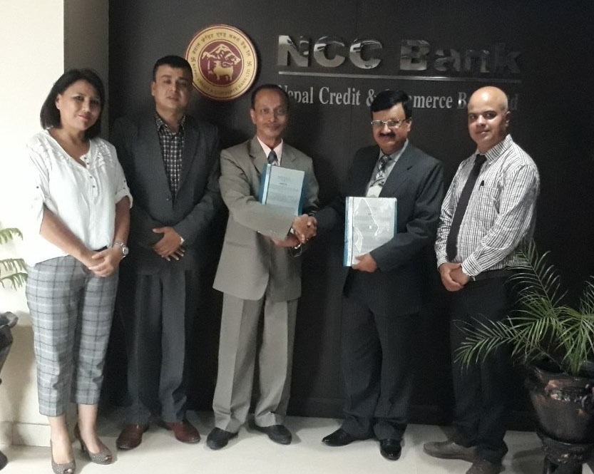 नेपाल क्रेडिट एण्ड कमर्स बैंक र भाटभटेनी मनी ट्रान्सफरबीच सम्झौता