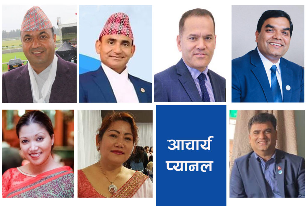 एनआरएनएको नेतृत्वका लागि कुल आचार्य प्यानलसहित मैदानमा