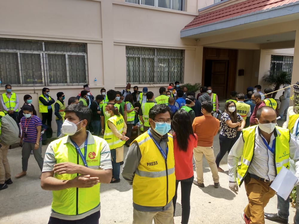१ सय ९१ जना पत्रकारको पीसीआर विधिबाट कोरोना परिक्षण