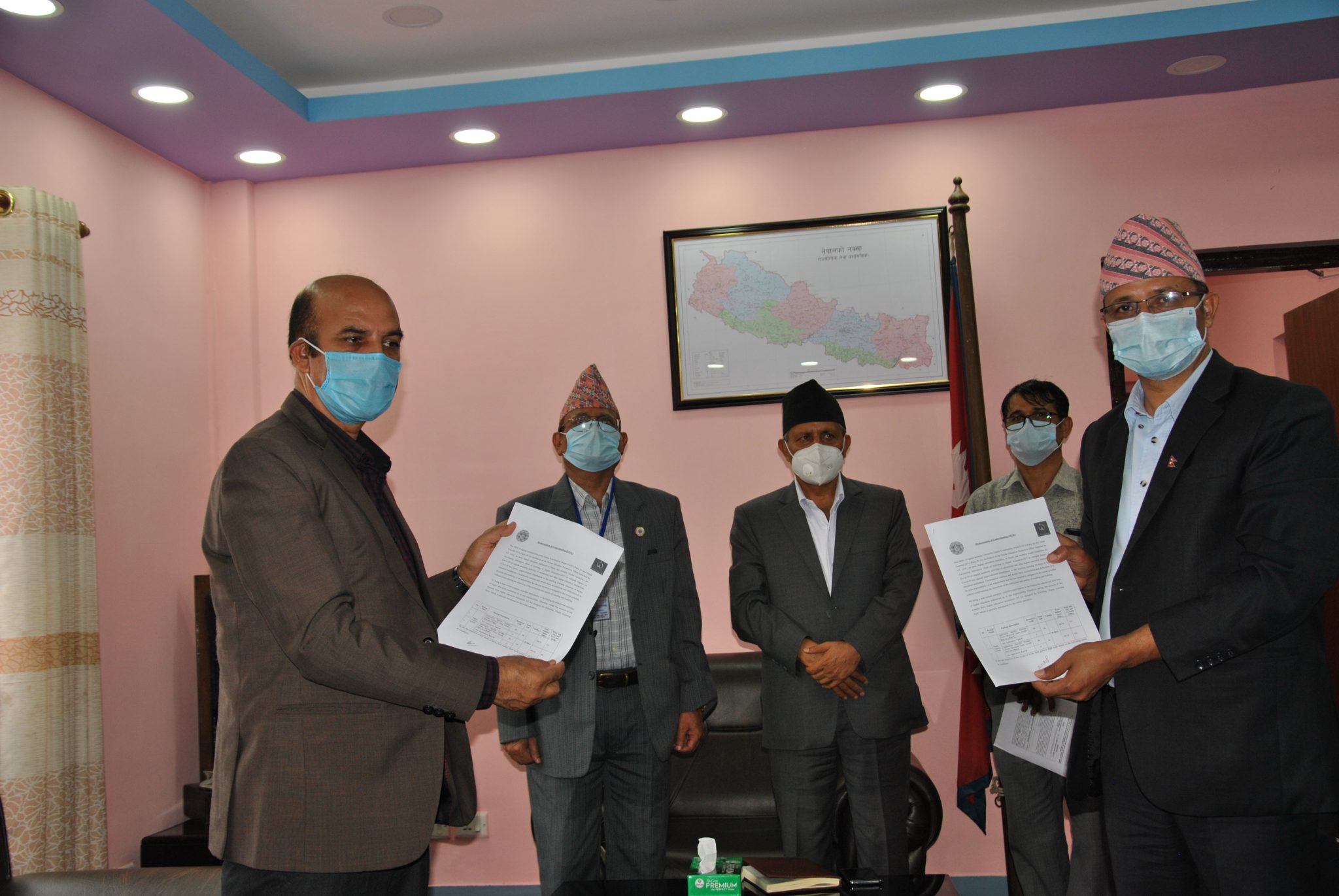 विश्वविद्यालय अनुदान आयोग र नेपाल टेलिकमबीच सम्झौता