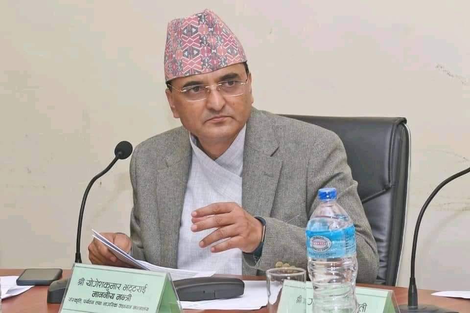 आन्तरिक उडानका लागि जहाज खरिद योजना अघि बढाउन मन्त्री भट्टराईको निर्देशन