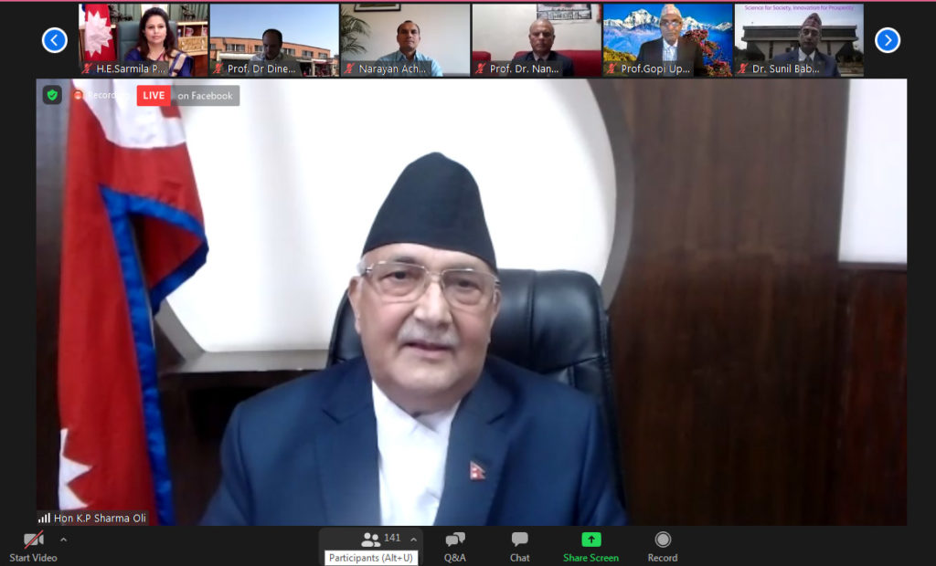 एनआरएनलाई नेपालको विकासका लागि ज्ञान, प्रविधि र सीपको हस्तान्तरण गर्न प्रधानमन्त्रीको आग्रह