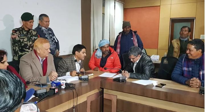 उखु किसान र सरकारबीच चार बुँदे सहमति, आन्दोलन स्थगित
