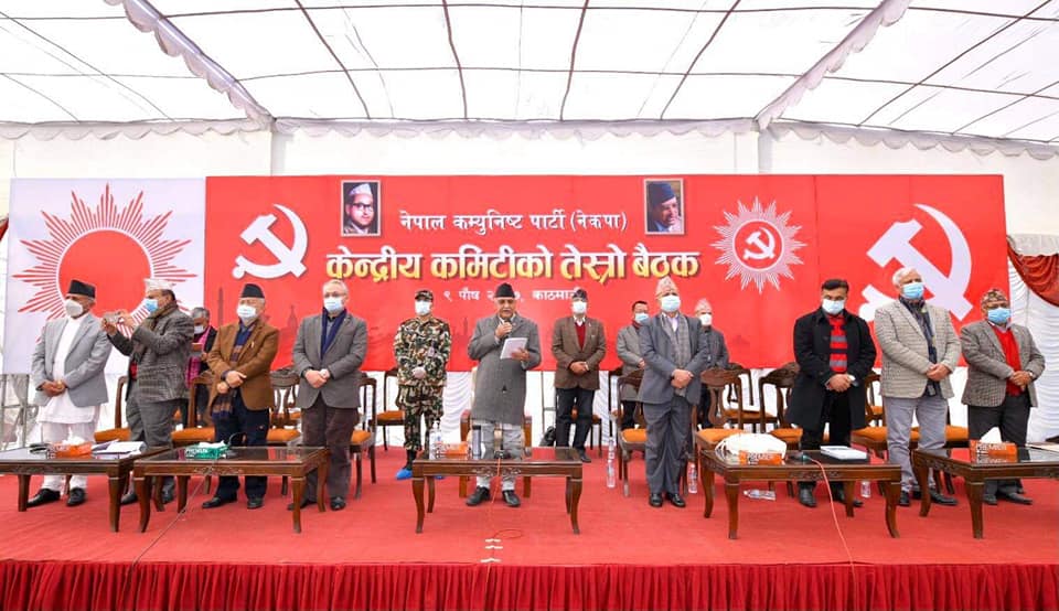 नेकपा ओली समूहले तोक्यो सातै प्रदेशका संयोजक, खोसीयो अध्यक्ष प्रचण्डको कार्यकारी जिम्मेवारी