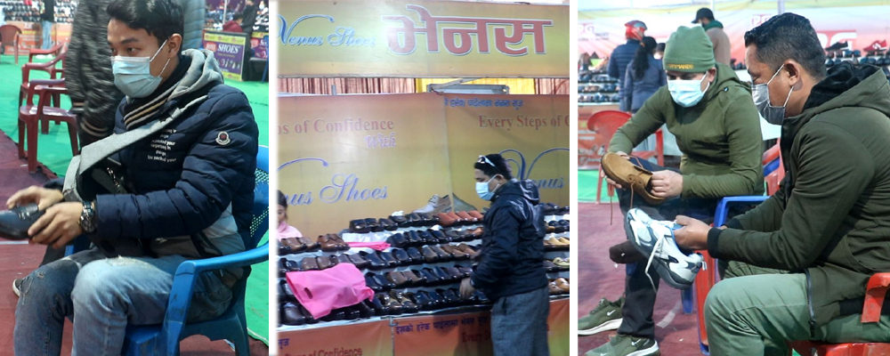 भृकुटीमण्डपको जुत्ता मेला माघ १९ गते सकिदै, मेलामा बढ्न थाल्यो भीड