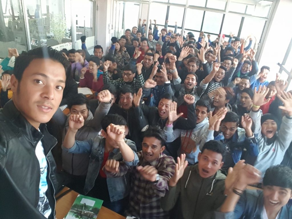 कोरियामा अध्ययनरत नेपाली विद्यार्थीले पनि इ–९ भिसा पाउने