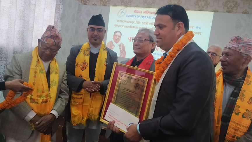 हेमन्त गौतमसहित पाँच पत्रकारलाई ललितकला पुरस्कार