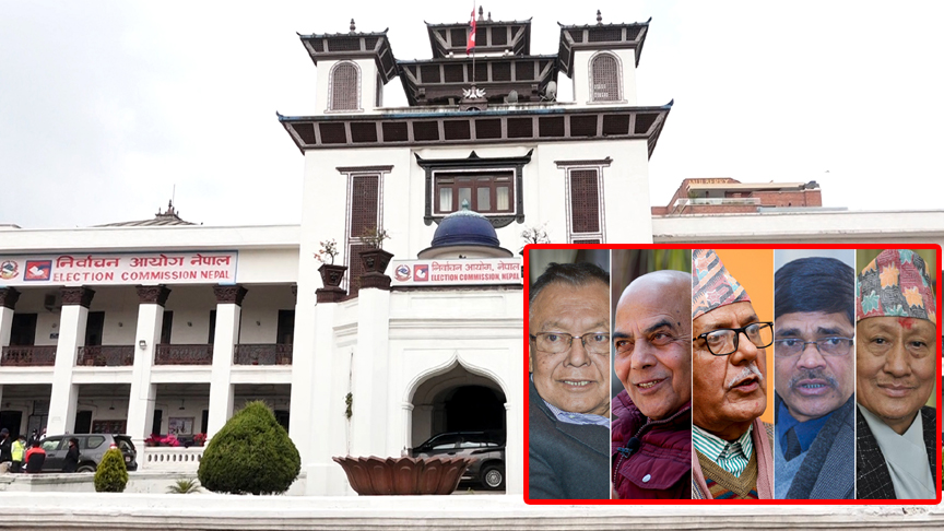 नेकपा आधिकारिकताको विवाद : छिटो निर्णय दिन पूर्वप्रमुख निर्वाचन आयुक्तहरुको आग्रह