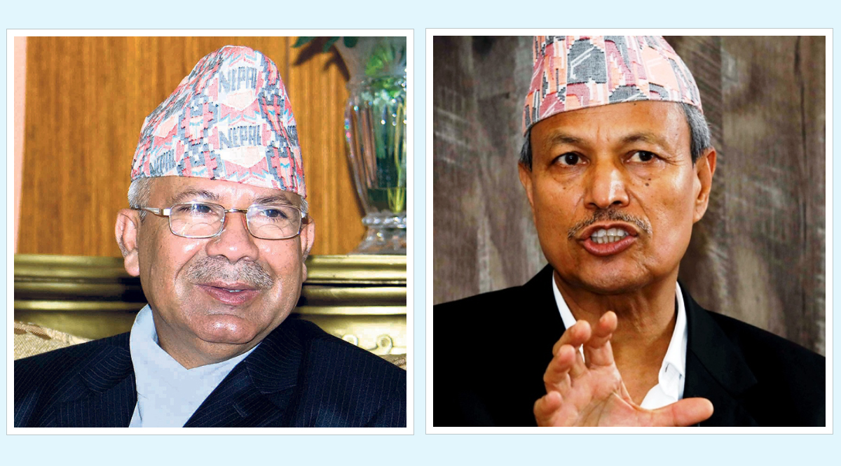 नेता नेपाल र रावल ६ महिनाका लागि निलम्बित, २ नेतालाई पुनः स्पष्टीकरण सोध्ने एमालेको निर्णय