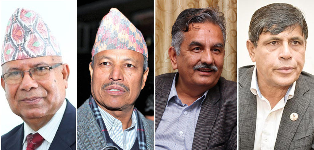 माधव नेपालसहित ४ नेतालाई एमालेले माग्यो स्पष्टीकरण