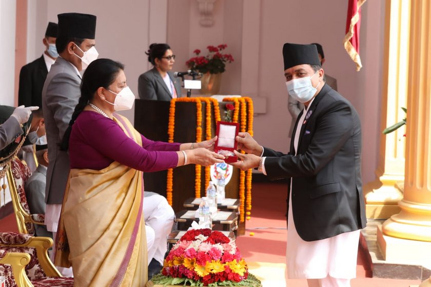 महासंघका बरिष्ठ उपाध्यक्ष ढकाल कीर्तिमय राष्ट्रदीप (चतुर्थ) विभूषणबाट सम्मानित