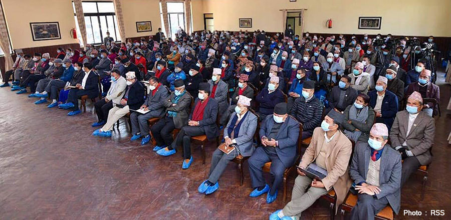 बालुवाटारमा एमाले महाधिवेशन आयोजक कमिटीको आकस्मिक बैठक बस्दै