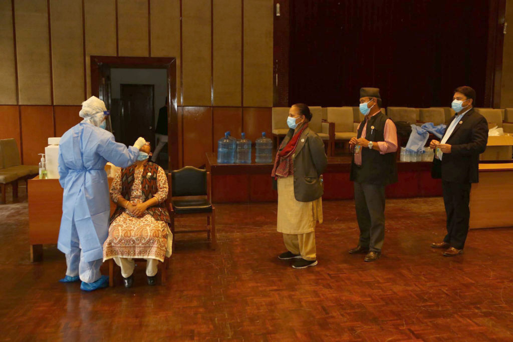 प्रतिनिधिसभाका चार सांसद र संघीय संसद सचिवालयका दुई कर्मचारीमा कोरोना संक्रमण