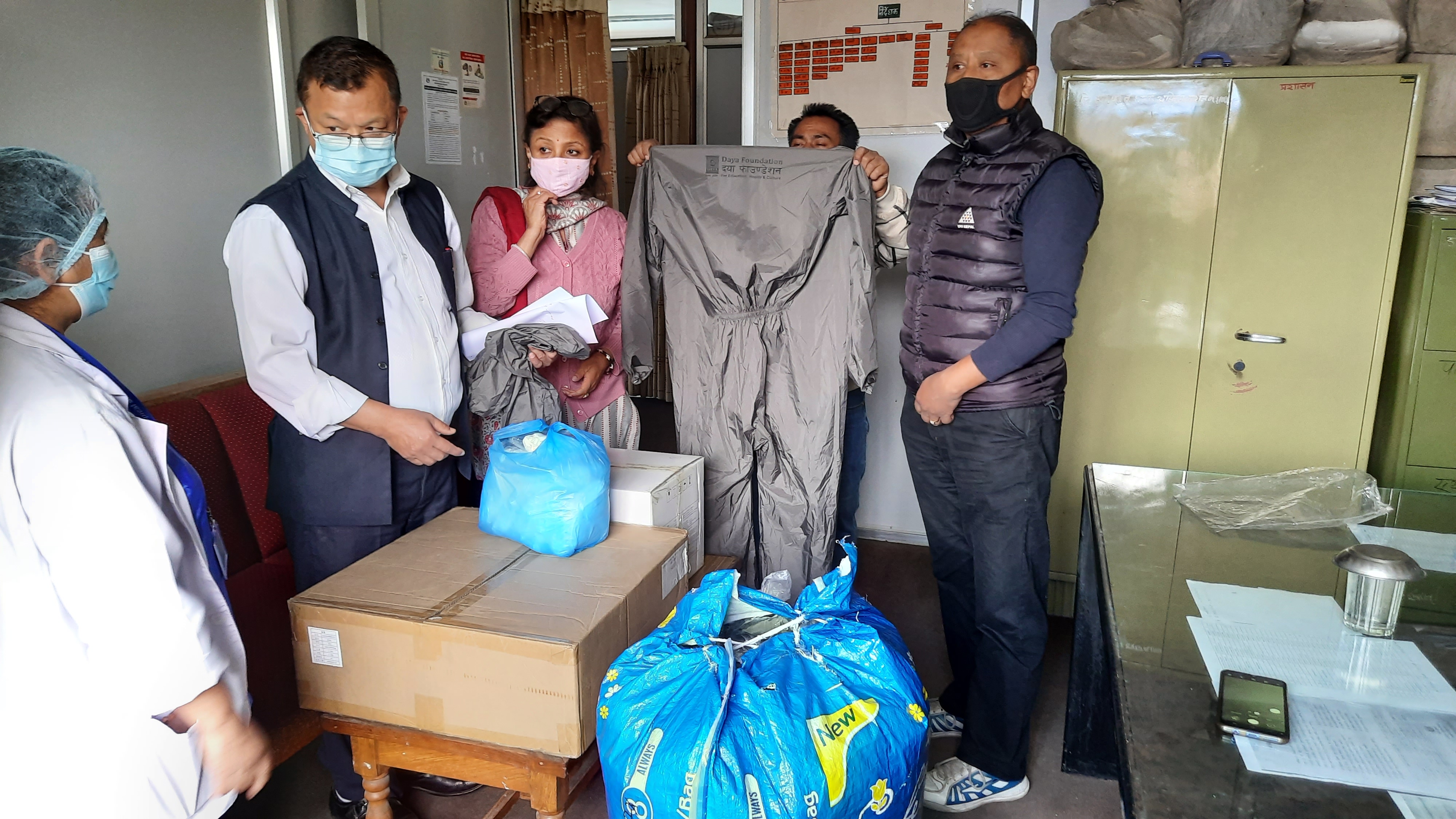दया फाउण्डेशनले कोरोना उपचारको संरचना विकासमा टेवा पु¥याउँदै दियो सामाजिक सन्देश