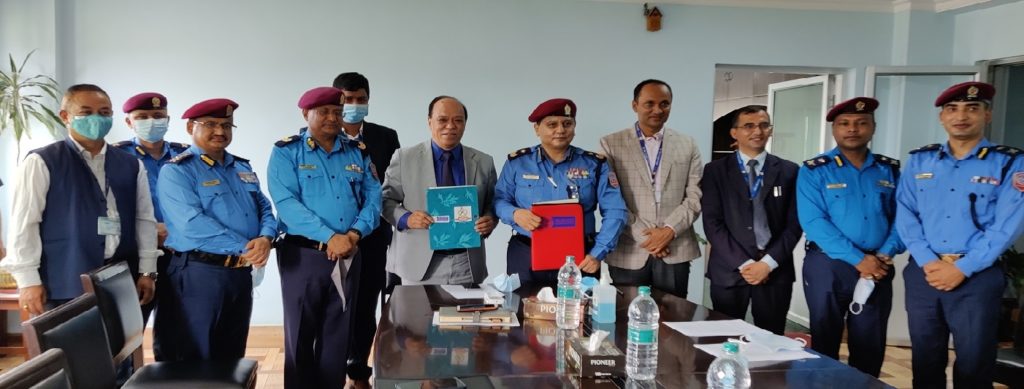 नेपाल प्रहरी र राष्ट्रिय वाणिज्य बैंकबीच समझदारीपत्रमा हस्ताक्षर