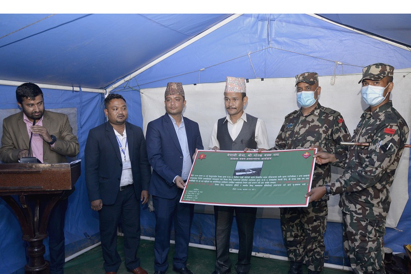 लिदी पहिरोको एक वर्षपछि अस्थायी आवास