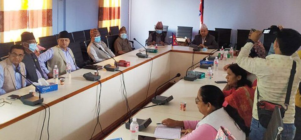 लुम्विनी प्रदेशमा एमाले संसदीय दलको बैठक शुरु, मुख्यमन्त्री पोखरेलले राजीनामा दिन सक्ने