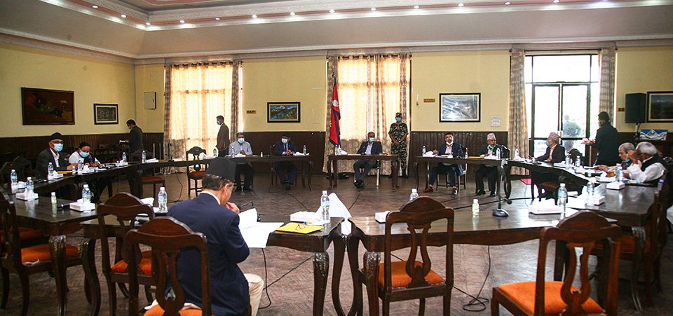 प्रमुख प्रतिपक्षी दल एमाले बिनानै सर्वदलीय बैठक सम्पन्न, संसद निर्वाद चलाउने बारे छलफल