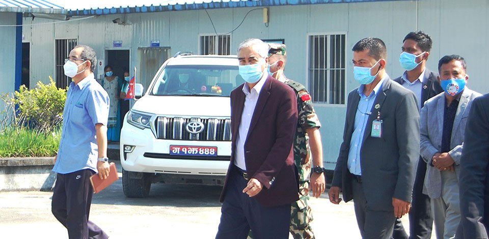 पोखरा अन्तरराष्ट्रिय विमानस्थलको भौतिक प्रगतिप्रति प्रधानमन्त्री देउवा खुसी