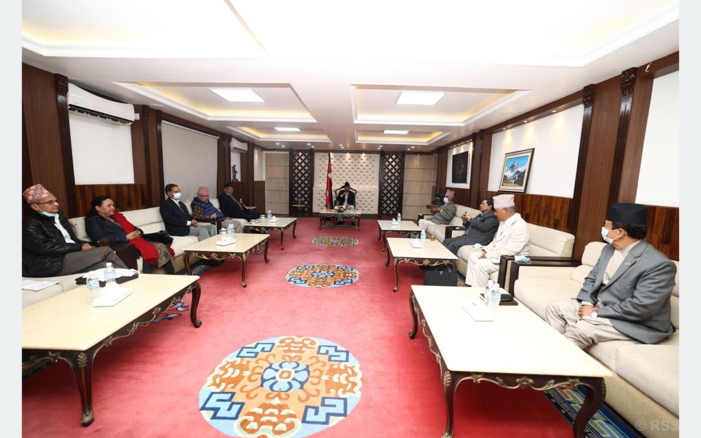 न्यायालयको समस्यालाई यथाशीघ्र निकास दिनुपर्ने पाँच दलीय समन्वय समितिको निश्कर्ष