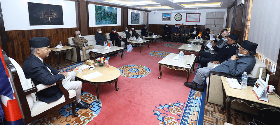 संसद अबरोध हटाउन प्रमुख विपक्षी दललाई सर्वदलीय बैठकको अपिल