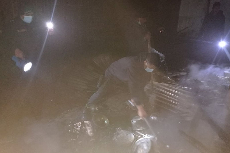 झापामा ग्यास सिलिण्डर विष्फोट हुँदा १ जनाको मृत्यु, १२ जना घाइते