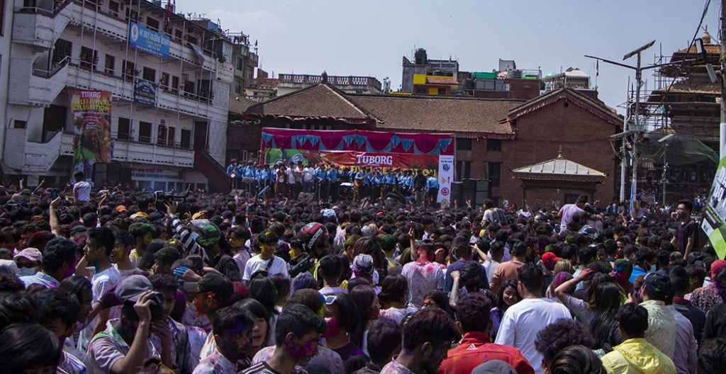दुई वर्षपछि फर्कियो वसन्तपुरमा होलीको रौनक