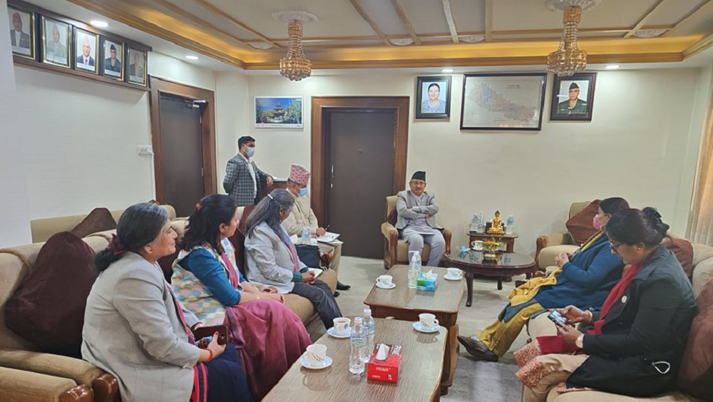 नागरिकता र भिजिट भिसाको समस्या हटाउन गृहमन्त्रीसँग सांसदहरूको माग