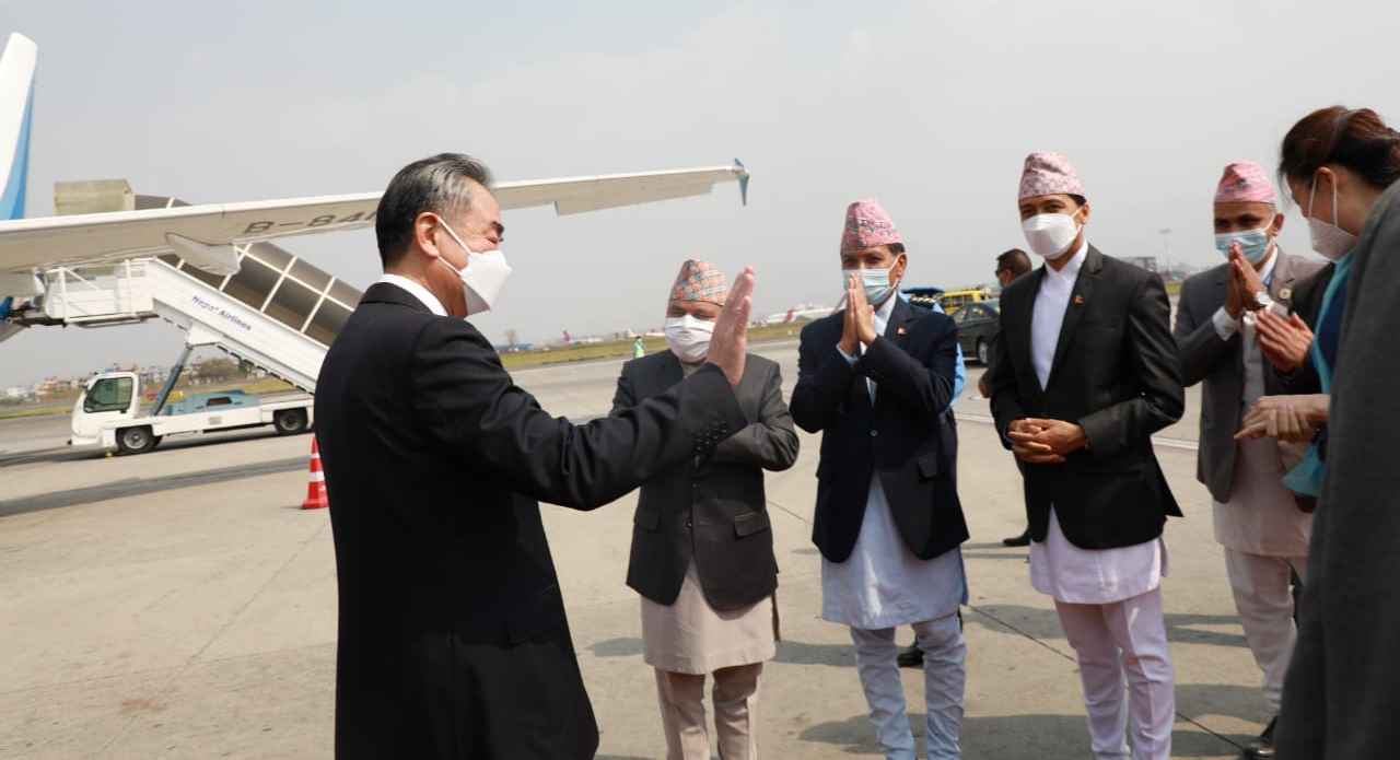 स्वदेश फर्किए चिनियाँ विदेशमन्त्री वाङ यी