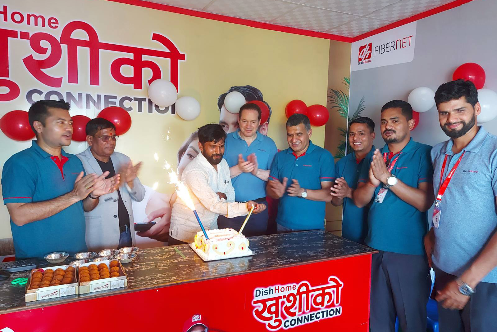महेन्द्रनगरमा डिशहोम फाईवरनेटको सोरुम