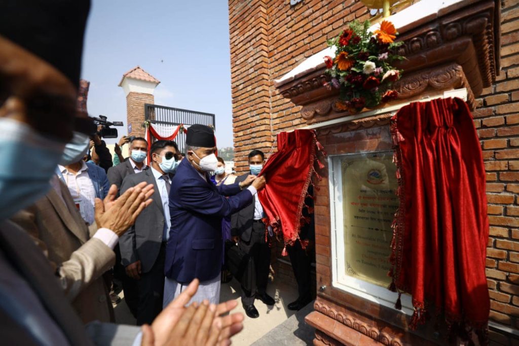 चोभार सुक्खा बन्दरगाह सञ्चालनमा, प्रधानमन्त्री देउवाले गरे उद्घाटन