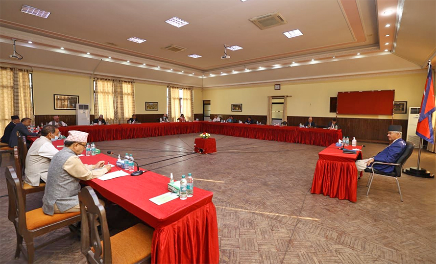 गठबन्धनको भावनाअनुसार एकता कायम गर्दै निर्वाचनमा होमिन सत्ता गठबन्धनको निर्देशन