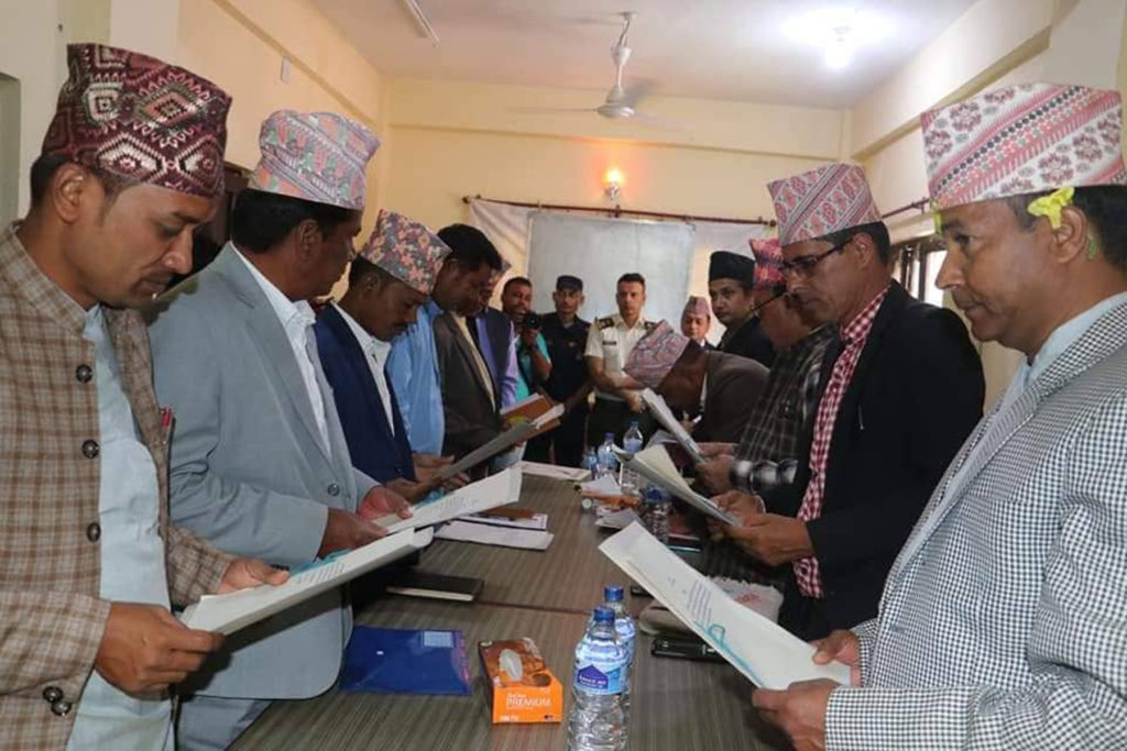 नयाँ जनप्रतिनिधिको शपथसँगै पालिकाको निर्वाचन कार्यक्रम सुरु