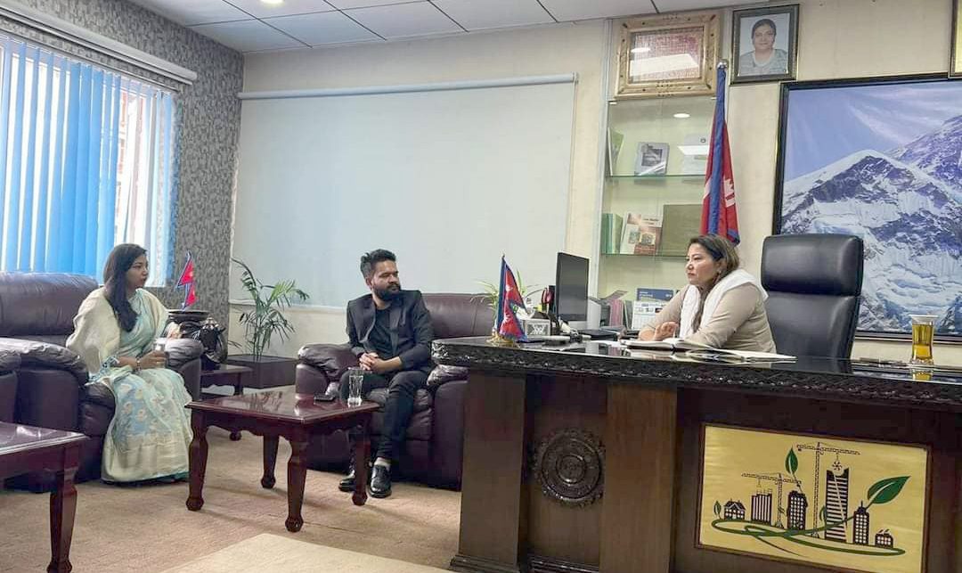काठमाडौंका मेयर साह र उपमेयर डंगोलले भेटे मन्त्री झाँक्रीलाई, फोहोर व्यवस्थापनको विषयमा छलफल