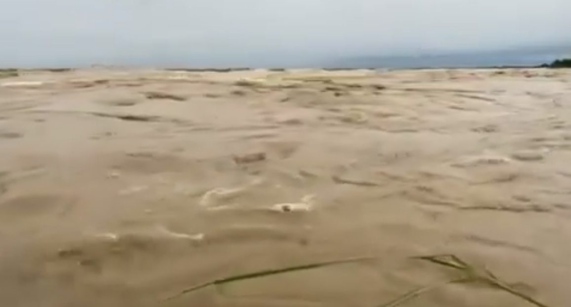 झापाको रतुवा खोलाको बाढी बस्तीमा पस्यो, एक दर्जनभन्दा बढी घरमा क्षति