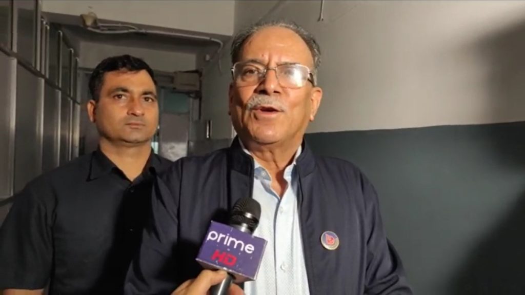 तत्कालीन नेकपाका पाँच नेताको बैठक : बिचार मिल्नेबीच एकता गर्नेबारे छलफल भयो-प्रचण्ड