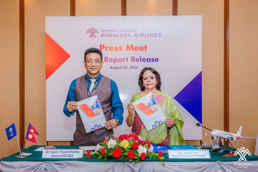 हिमालय एअरलाइन्सको सामाजिक उत्तरदायित्व प्रतिवेदन सार्वजनिक