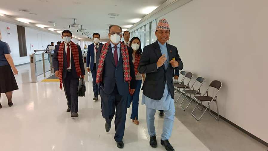 माओवादी अध्यक्ष दाहाल जापानमा