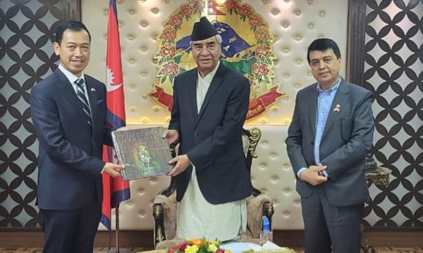 जलविद्युत र पर्यटनमा इन्डोनेशियाको लगानी भित्र्याउन प्रधानमन्त्री देउवाको आग्रह