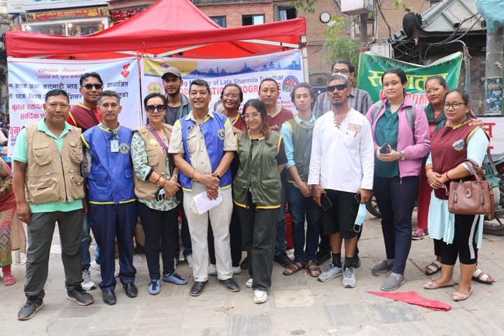 शर्मिला फाउन्डेसनको आयोजनामा खुल्ला रक्तदान कार्यक्रम