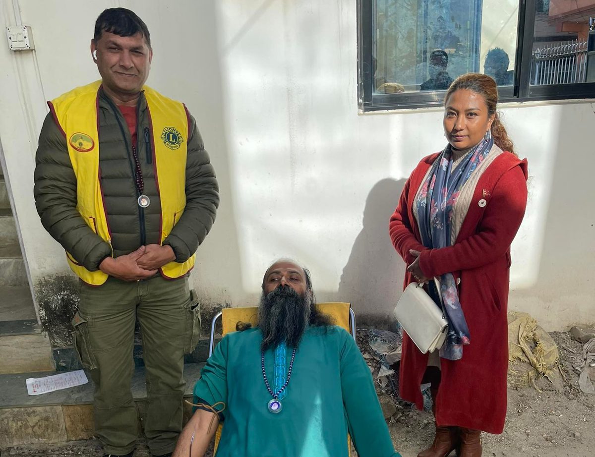 परमगुरु ओशोको जन्मदिनको अवसरमा खुल्ला रक्तदान कार्यक्रम आयोजना