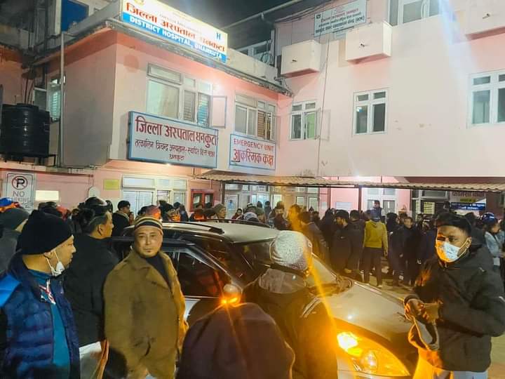 धनकुटा महोत्सबको भीडमा च्यापिएर १२ जना भन्दा बढी घाइते, ३ जनाको अबस्था चिन्ताजनक