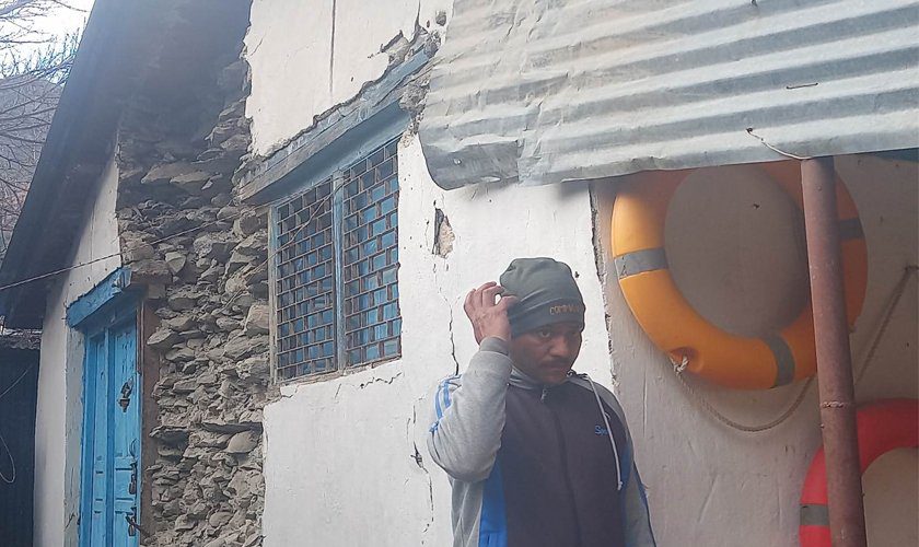 बाजुरा भूकम्प : एकको मृत्यु, चार घर भत्किए