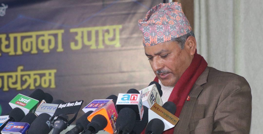 अर्थतन्त्रको नीति र संरचना परिवर्तन गर्ने दिशामा सरकार अग्रसर भएको छ -अर्थमन्त्री पौडेल