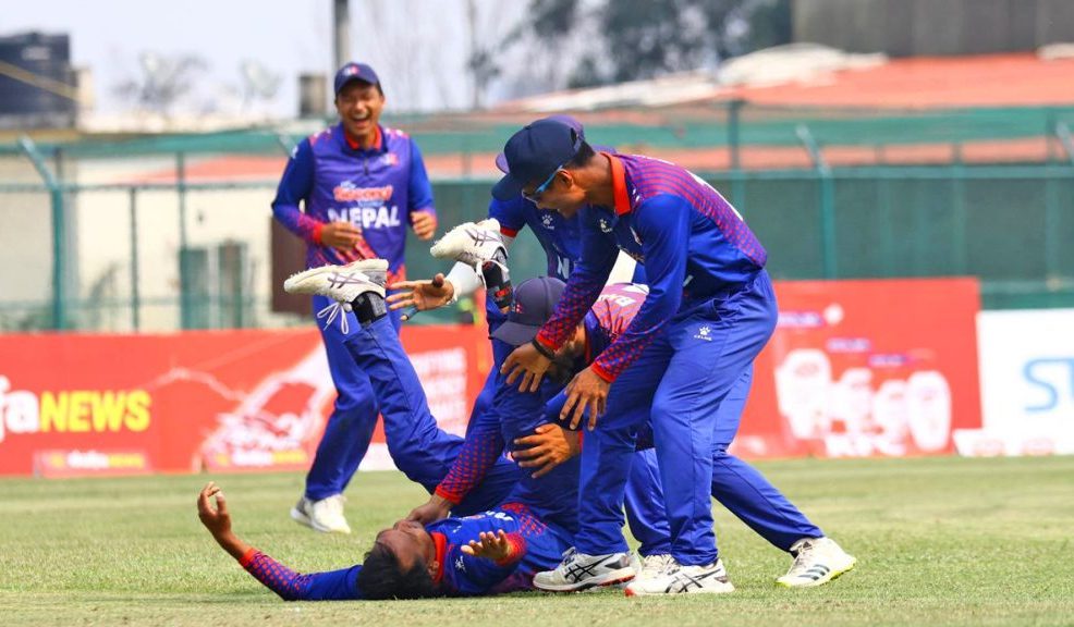 लिग २ : यूएईविरुद्ध नेपालको शानदार जित, जोगायो एकदिवसीय मान्यता