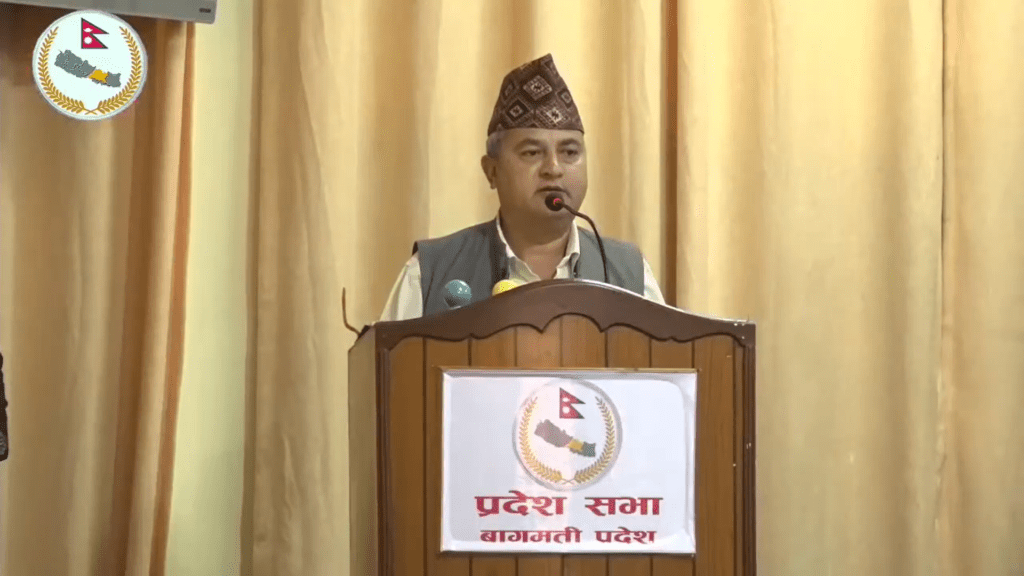बागमती प्रदेशका मुख्यमन्त्री जम्मरकट्टेलले आज विश्वासको मत लिंदै