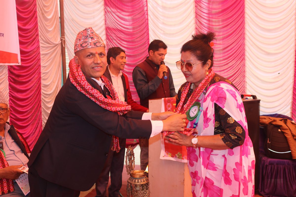 सुनौलाबजार नेवारपानी समाज काठमाडौंद्धारा पात्रो विमोचनसँगै रक्तदान कार्यक्रम आयोजना
