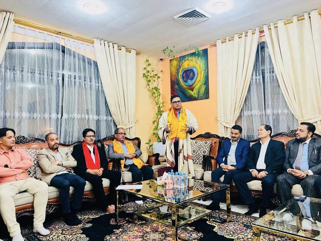 नेपाल ब्यवसायी संघ कतारले गर्यो नियोग उपप्रमुख खनालको सम्मान तथा बिदाई